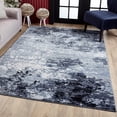 thumbnail image 4 of MDA Home Angel 4'x6' Abstract Modern Fabric Area Rug in Blue, 4 of 5