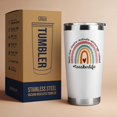 thumbnail image 3 of Vaso TEEBIM de acero inoxidable para regalos de agradecimiento a los profesores, 600 ml, 3 of 7