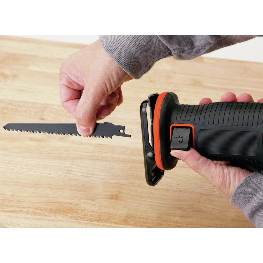BLACK DECKER 20V MAX Battery Powered Cordless Reciprocating Saw Kit BDCR20C Walmart