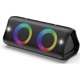 thumbnail image 1 of wonima44 Portable Bluetooth Speaker with Lights, 30W Stereo Sound, Bass Boost, IPX5 Waterproof, 20H Playtime, Built-in Mic, Speakers Bluetooth Wireless for Home, Party, Outdoor, Travel(Black), 1 of 1