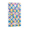 thumbnail image 2 of Yayeee Blank Wall Plate Cover 1-Gang 4.5"x2.7" Home Unused Decorative Outlet, Blue Checkered Daisy, 2 of 7
