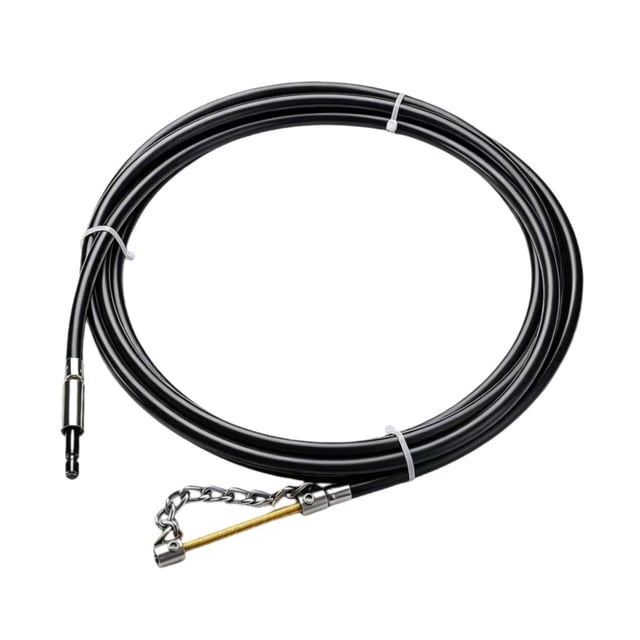 Desatascador desagües flexible, resistente y versátil, fácil instalar. Cadena descalcificadora para desagües inodoros, baños y bañeras. 4 metros