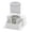 White, variant on Reptile Water Dispenser Automatic Detachable Stable Terrarium Water Bowl for Geckos Hermit Crabs Amphibians Small Reptile Habitat White