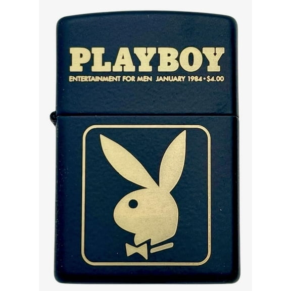 Zippo Playboy Windproof Lighter - Christmas, Halloween & Valentines Day Gift (Black Gold)