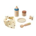 thumbnail image 1 of 1 Set of Wooden Feeding Set Pretend Play Feeding Set Educational Wooden Bottle Feeding Set, 1 of 8