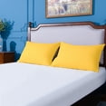 thumbnail image 4 of NTBAY Ultra Soft Double Brushed Microfiber Pillowcase Set, Hypoallergenic, King Size, Yellow, 2 Pack, 4 of 5