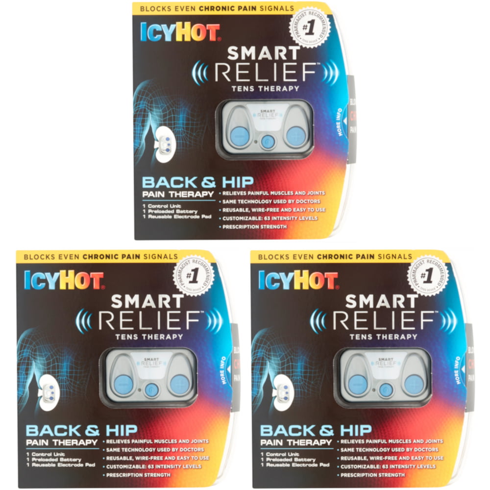 Fabrication # 13-1551 - Icy Hot Smart Relief lower back TENS pain therapy  set