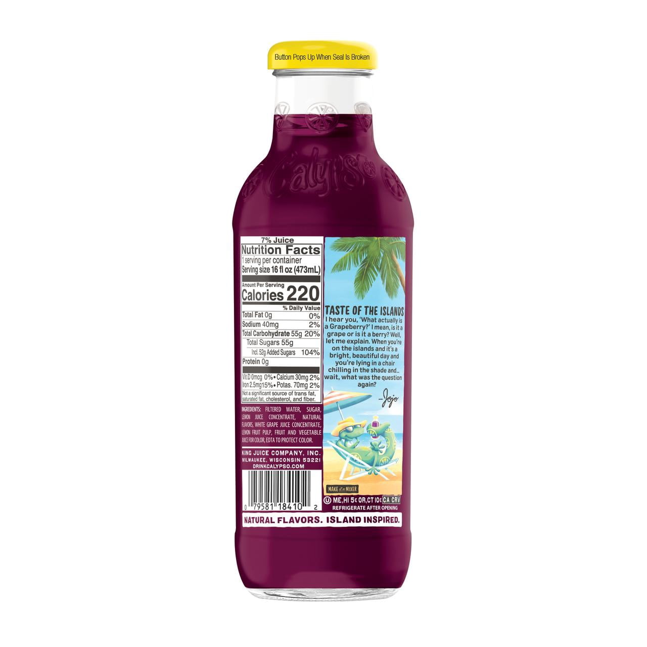 Calypso Grapeberry Lemonade 16 Fl Oz