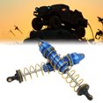 thumbnail image 6 of Xirurus 1/10 RC Shock Absorber Oil Damper Set, 115mm Hole Pitch, Adjustable Aluminum Alloy Suspension for Axial SCX10 90046 Crawler Car, 2 Pieces, Dark Blue, 6 of 9