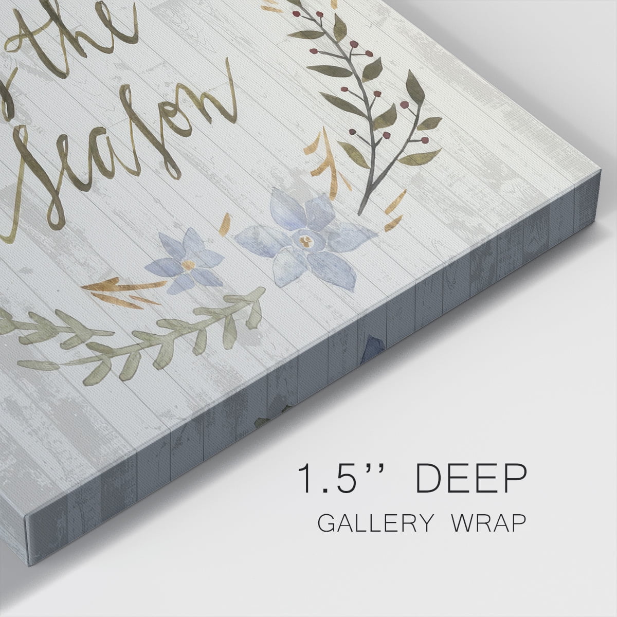 Rustic Christmas IV- Gallery Wrapped Canvas