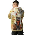 thumbnail image 5 of Welcome Fall Pitbull Enjoys School Time Autumn Fall Leaves All Over Print 3D Hoodie Unisex Merch Hoodies Terrier Dog Lover - 02013, 5 of 6