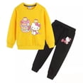 thumbnail image 5 of Hello Kitty primavera y otoño suéter lindo de algodón para niños pantalones deportivos casuales de dos piezas de manga larga para niña para chico, 5 of 5