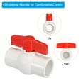 Uxcell Ball Valve, PVC Socket Type Shutoff Valve with Pipe Cutter for
