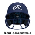 thumbnail image 2 of Softball Batting Helmet Rawlings RX2 Series Junior Navy, 2 of 7