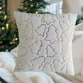 thumbnail image 4 of Lilixerw 17.7 x 17.7 inch Merry Christmas Short Plush Pillow Cover,Christmas Pillow Cover Country Sofa Throw Pillow Cover for Party Sofa Decorations Christmas Decor, 4 of 6