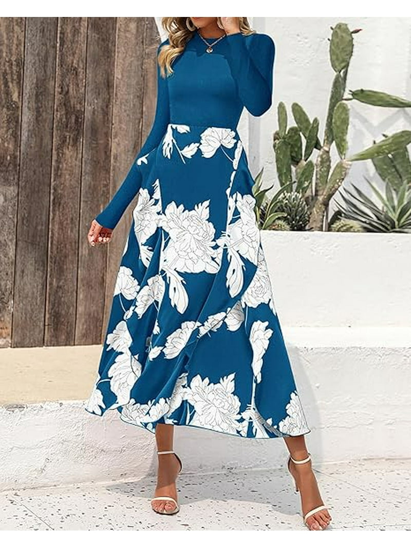 green emerald velvet dress Flowy Maxi Dress