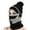 Black, variant on Deago Womens Pom Beanie Hat with Scarf and Mask Cover Set, Girls Warm Knitted Winter Beanie for with Fleece Lined (Black)