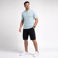 thumbnail image 4 of Fexilor Men's Short Sleeve Henley Shirts,Textured Jacquard Casual Button-Up Tops, 4 of 7