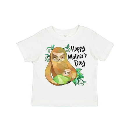 

Inktastic Happy Mother s Day Cute Sloth and Baby Gift Toddler Boy or Toddler Girl T-Shirt