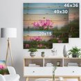 thumbnail image 5 of Design Art - Blooming Lotus Flowers at Sunset, 5 of 5