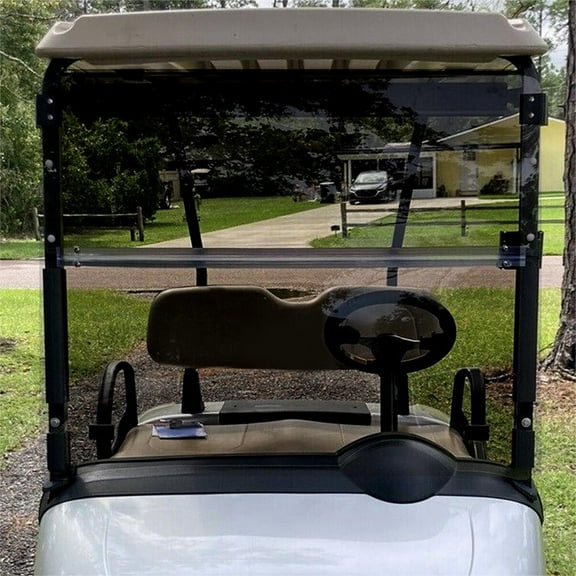 For EZGO RXV 2008-up Golf Cart Windshield Folding Tinted Windscreen Screen Guard