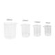 thumbnail image 4 of Bewildely 4 unids/set taza medidora transparente cocina hornear taza medidora escala medición Cocina y Comedor, 4 of 6