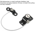 thumbnail image 4 of Unique Bargains Cabinet Locks Keyed 180mm Long String 52x22mm Black, 4 of 5