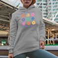 thumbnail image 2 of The Little Things in Life Are the Big Things Quote with Flowers Art Merch Gift, Heather Grey Hooded Sweatshirt or Hoodie, Large, 2 of 5