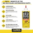 thumbnail image 4 of Harris Bed Bug Killer with Diatomaceous Earth 8oz. 2 Pack, 4 of 6