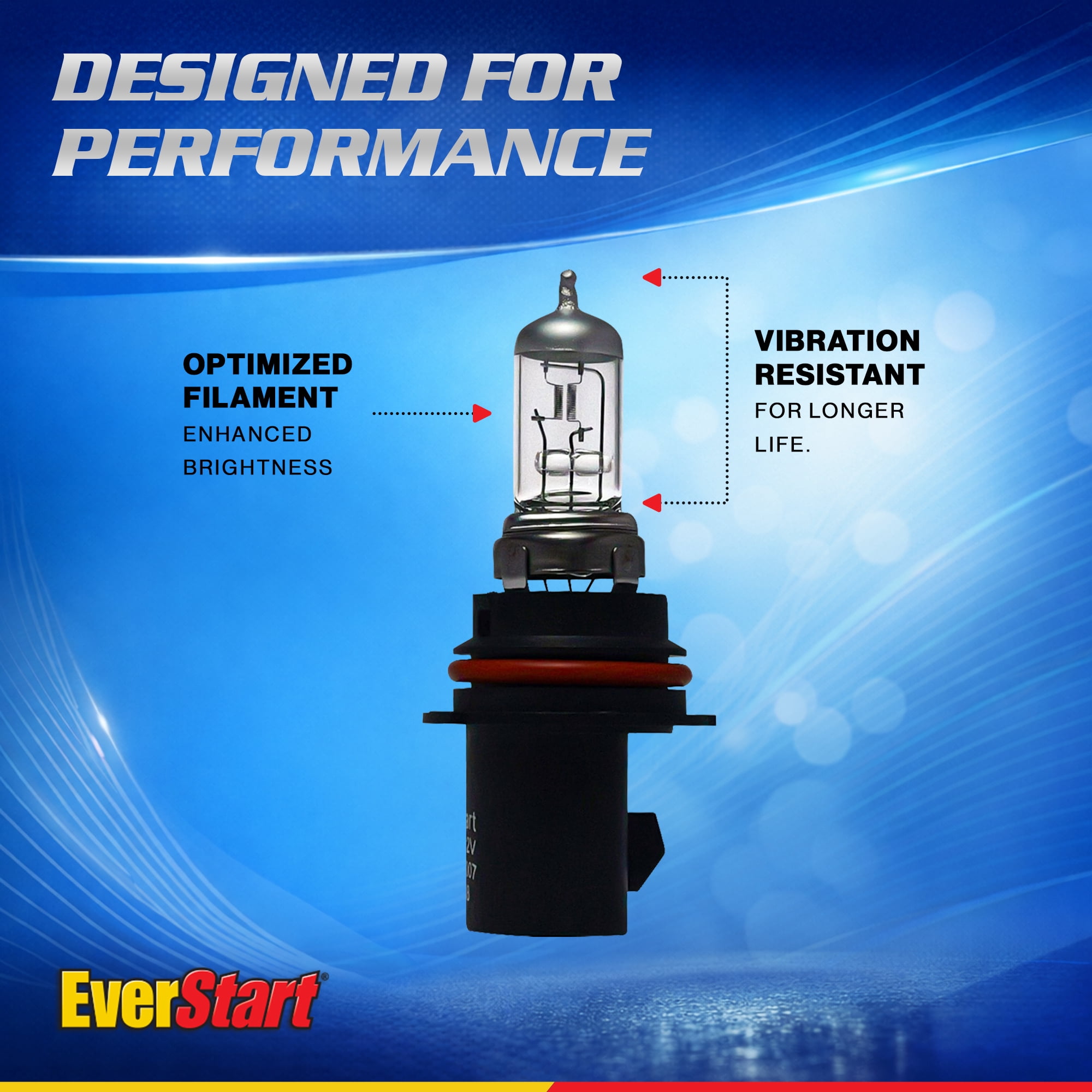 EverStart 9007 Halogen Headlight Bulb, 1 Pack