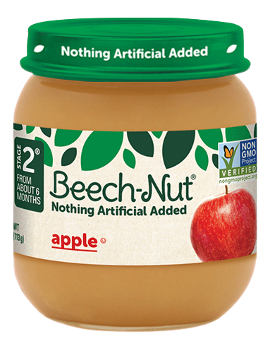Beech-Nut Stage 2, Apple Baby Food, 4 oz Jar