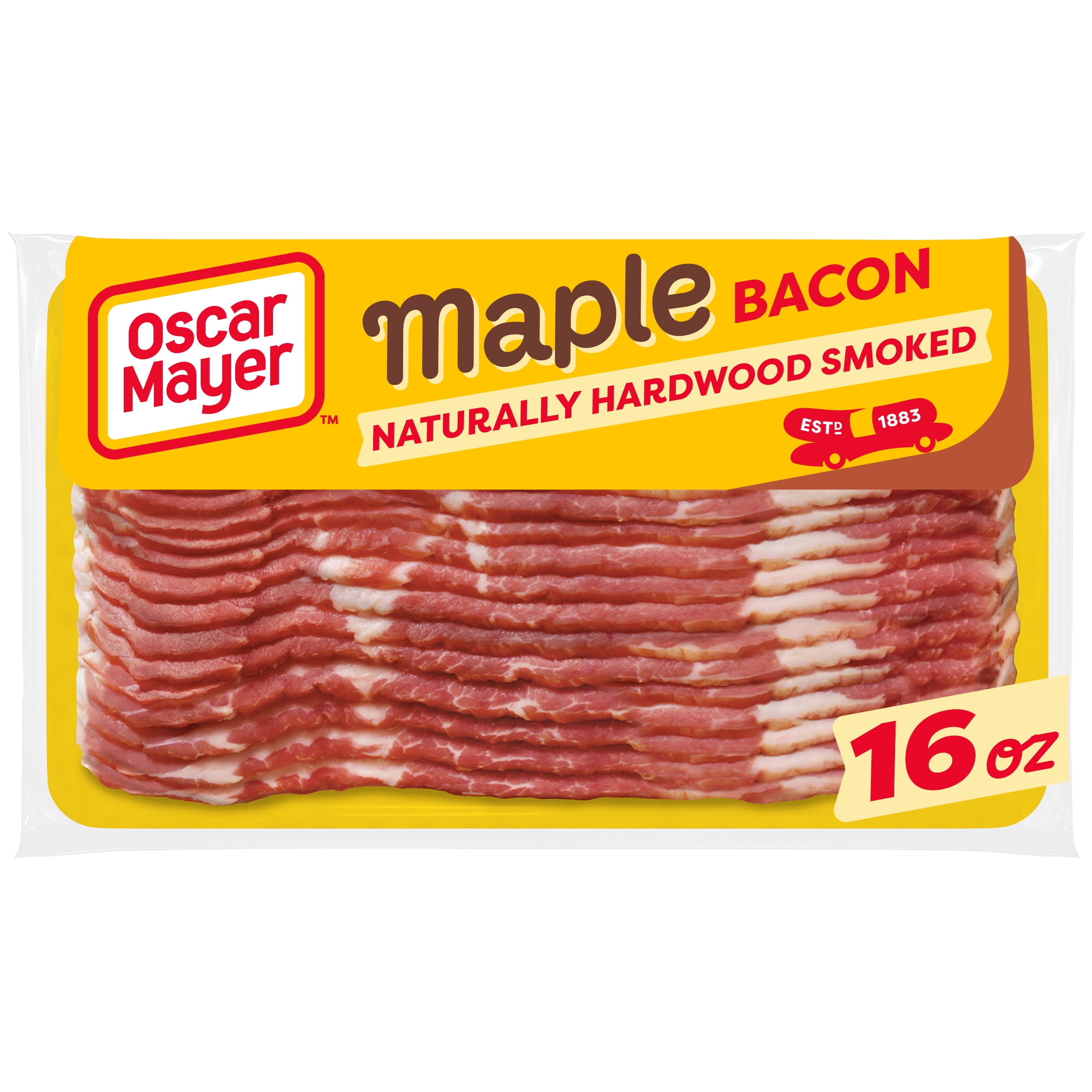 Oscar Mayer Maple Bacon Naturally Hardwood Smoked, 16 Oz Pack