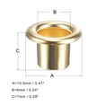 thumbnail image 2 of Unique Bargains Alloy Grommets Eyelets with Washers, 100 Pack, 2 of 6