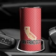 thumbnail image 3 of San Francisco Classic City Tumbler Cup, Football Gifts for Football Fans, 20OZ Stainless Steel Tumbler with Lid and Straw, 3 of 6