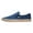 Blue, variant on GiLiling Men's Slip-On Shoes Canvas Upper Jute Trimmed Rubber Sole Casual Loafers Lightweight Footwear for Everyday Outdoor Walking