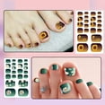 thumbnail image 4 of dianhelloya Nail Stickers Waterproof DIY Paper Chrysanthemum Toenail Nail Sticker 1, 4 of 8