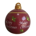 thumbnail image 1 of Christmas Inflatable Balloon PVC Xmas Ball Waterproof Ornament Large Size, 1 of 7