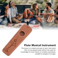 thumbnail image 4 of Wood Kazoo, Music Accompaniment Kazoo Guitar Partner Lightweight Flute Musical Instrument, 4 of 8