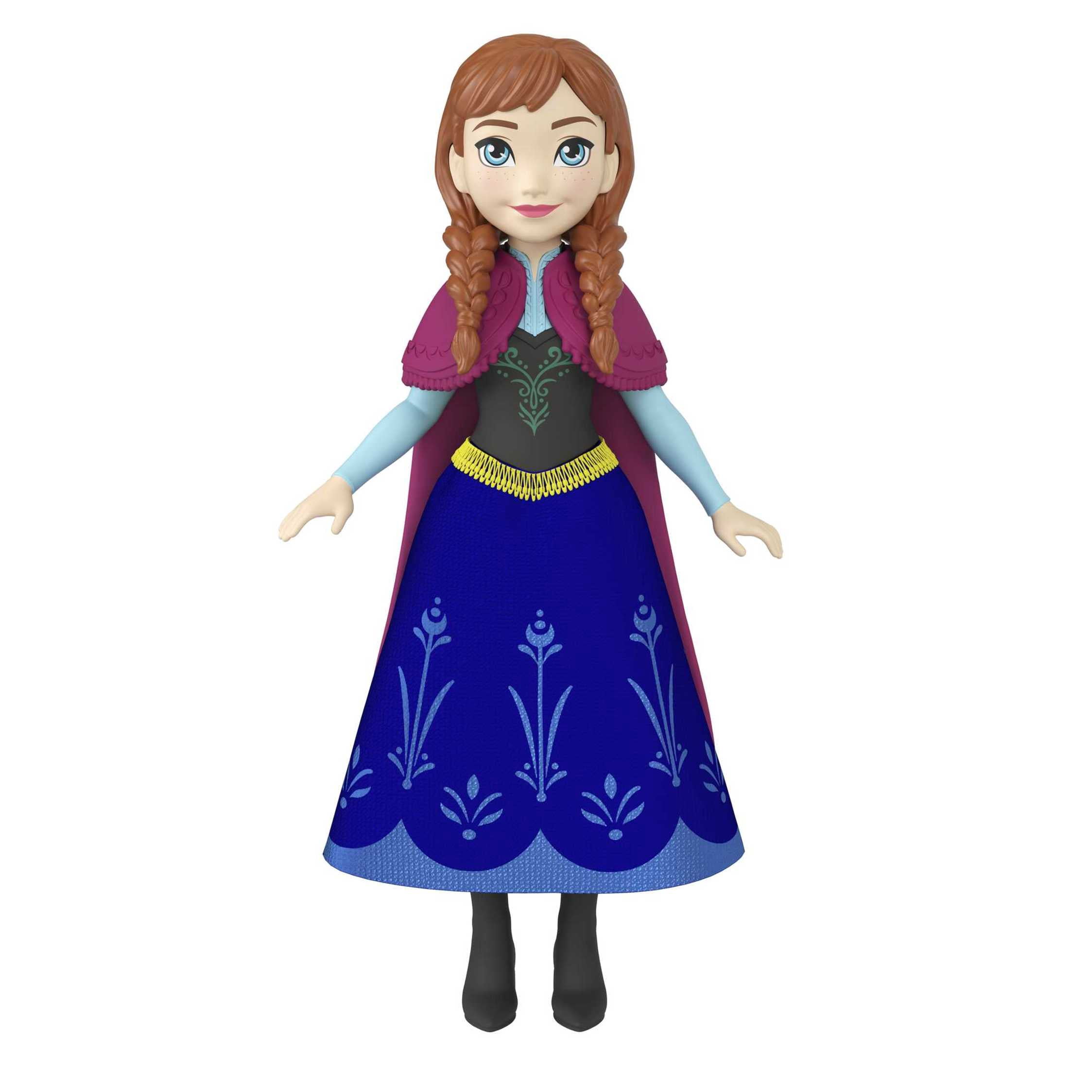 Disney Frozen Anna Small Doll, Collectible Disney Toy Inspired by the Movie