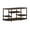 Columbia Walnut/Black, variant on Corner TV stand in French Oak Grey/Black, durable composite wood, plastic