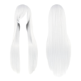 thumbnail image 1 of Peluca Blanco Total Cabello Liso Largo Sintetica con Fleco con Fleco blanco Unitalla Lymalimoon SW Lisa Blanco, 1 of 6