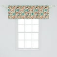 thumbnail image 2 of Ambesonne Acorn Window Valance, Seasonal Nuts and Berries, 54" X 18", Multicolor, 2 of 3