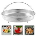 thumbnail image 2 of MIANGASTORE Stainless Steel Steamer Food Steaming Tray Multi-functional Rice Steamer Pastry Steaming Basket, 2 of 9