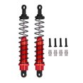 thumbnail image 1 of 2 amortiguadores de aleación de aluminio RC de 97 mm para coches TRAXXAS SLASH 2WD RC, color rojo, 1 of 10