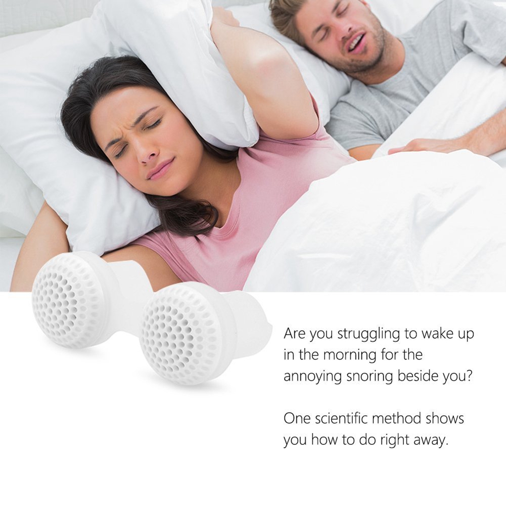 Yosoo 2 Pairs/set Anti Snoring Air Purifier Nose Breathing Apparatus