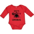 thumbnail image 3 of Inktastic Valentine's Day Gigi's Lovebug Boys or Girls Long Sleeve Baby Bodysuit, 3 of 5