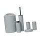 thumbnail image 2 of Juego de accesorios de baño de 6 piezas, dispensador de jabón, bote de basura, abrillantador, práctico Gris, 2 of 9