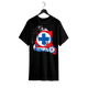 thumbnail image 1 of Camiseta básica holgada estampada de fútbol del Cruz Azul AC - 100 % algodón, 180 g, transpirable, lavable a máquina, 1 of 6