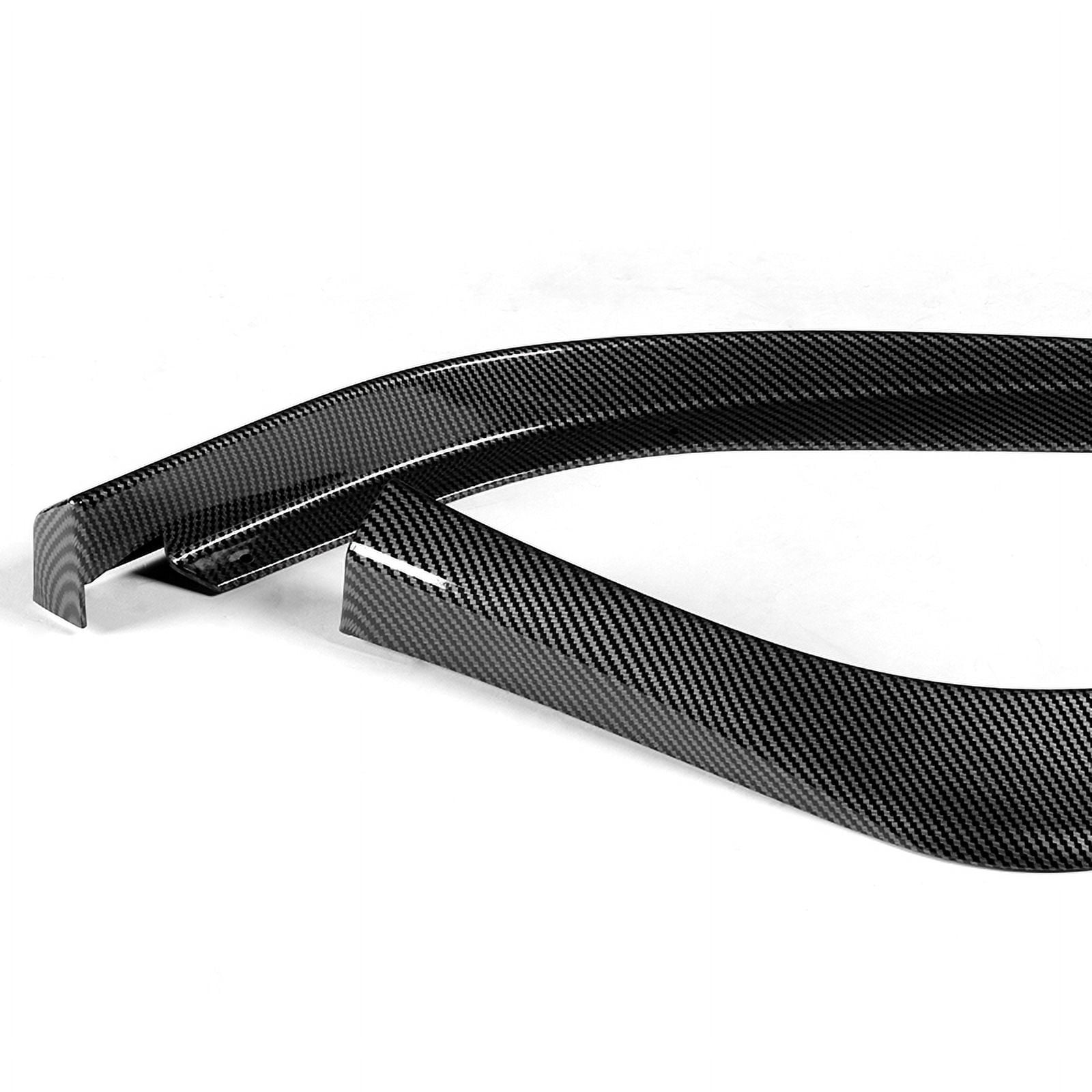 Stay Tuned Performance For 2013-2015 Honda Civic Sedan Carbon Look Aero-Style Front Bumper Body Kit Lip