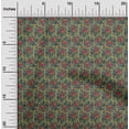 thumbnail image 1 of oneOone Polyester Lycra Fabric Leaves & Floral Block Decor Fabric Printed BTY 56 Inch Wide, 1 of 4